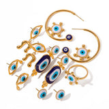 Uworld Devil Eye 18K Plated Stainless Steel Set