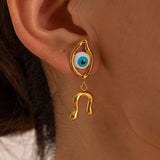 Uworld Devil Eye 18K Plated Stainless Steel Set