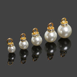 Round Bubbles ABS Crystal Rhinestones Pearl Pendant