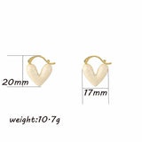 French Romance V U Letter Pendant Earrings Acrylic Retro Charm Women's Jewelry