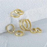 925 Sterling Silver Small Hoop Earrings 12mm Circle Round Huggie Piercing