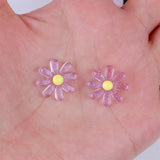 Daisy Flower Acrylic Beads Phone Chain Bracelet Earrings Hair Acc