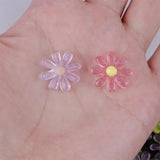 Daisy Flower Acrylic Beads Phone Chain Bracelet Earrings Hair Acc