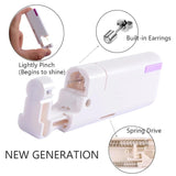 2PCS Sterilized Ear Nail Gun Disposable Aseptic Portable Piercing Tools