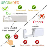 2PCS Sterilized Ear Nail Gun Disposable Aseptic Portable Piercing Tools