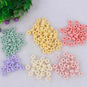 50pcs Candy Wheel Bead Acrylic Spacer Beads DIY Bracelet Jewelry T0215