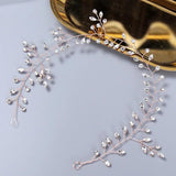 Wedding Crystal Bride Hair Comb Rhinestone Pearl Bridal Hair Clip