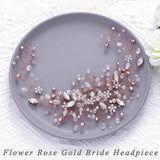 Wedding Crystal Bride Hair Comb Rhinestone Pearl Bridal Hair Clip