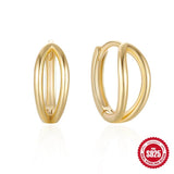 925 Sterling Silver Hoop Earrings for Women Cartilage Fine Jewelry