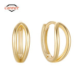 925 Sterling Silver Hoop Earrings for Women Cartilage Fine Jewelry