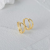 925 Sterling Silver Hoop Earrings for Women Cartilage Fine Jewelry