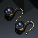 8-8.5mm Freshwater Pearl Stud Earrings 925 Sterling Silver Classic