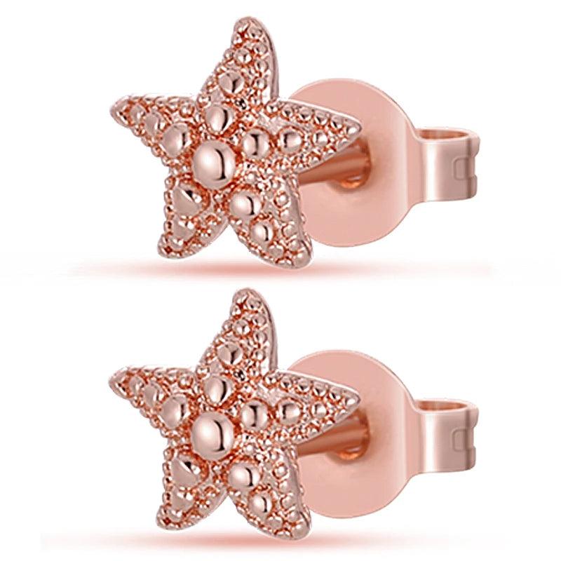 925 Silver Hoop & Heart Stud Earrings Set