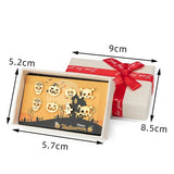 Halloween Stainless Steel Earring Sets Skull Charm Piercing Ghost Women Box Gift