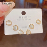 Delicate 3 Pairs Set Earrings S925 Silver 14k Plated Cartilage Piercing