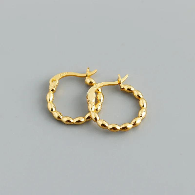 925 Silver Circle Hoop Earring for Women