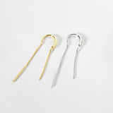 925 Silver Single Chain 65mm Drop Earring Women Punk