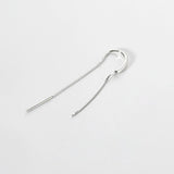 925 Silver Single Chain 65mm Drop Earring Women Punk