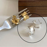 925 Sterling Silver Wide Earrings For Women