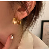 925 Sterling Silver Wide Earrings For Women