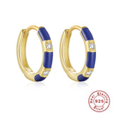 Classic 925 Silver Drop Earrings Zirconia