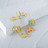 Classic 925 Silver Drop Earrings Zirconia
