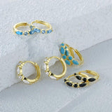 Classic 925 Silver Drop Earrings Zirconia