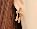 316L Stainless Steel Love Star Earrings Bohemia Party Stud Earrings
