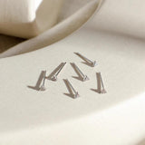 Tiny Triangle Stud Earrings Set Micro Zircon Silver Earrings 6-piece Set