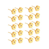 10Pairs Dainty CZ Stud Earring Stainless Steel Bling Crystal