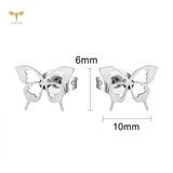Butterfly Earrings Set Stainless Steel Ear Stud for Women Girls