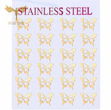 Butterfly Earrings Set Stainless Steel Ear Stud for Women Girls