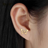 Butterfly Earrings Set Stainless Steel Ear Stud for Women Girls