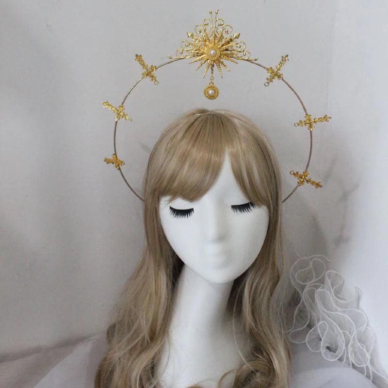 Crystal Sun Goddess Tiara Headband DIY Material