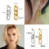 316L Stainless Steel Hoop Earrings Geometric Snake Sun Pendant Jewelry
