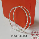 Senlissi Women's Hoop Earrings 18K Yellow Plated 925 Sterling Silver 