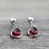 Anslow Crystal Stud Earring for Lady Female Gift