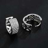 Classic Round Cubic Zircon Earrings for Wedding Party