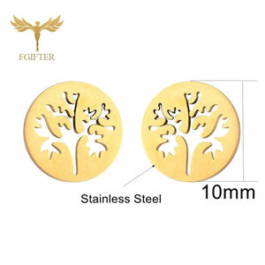 Stainless Steel Stud Earrings Set 12 Pairs Lot Ear Piercing Women Accessories