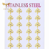 Stainless Steel Stud Earrings Set 12 Pairs Lot Ear Piercing Women Accessories