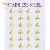 Small Crown Earrings for Girls 12 Pairs Pack Kids Accessories
