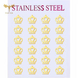 Small Crown Earrings for Girls 12 Pairs Pack Kids Accessories