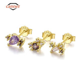 925 Sterling Silver CZ Earings Set for Women, Mom Gift
