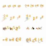 925 Sterling Silver CZ Earings Set for Women, Mom Gift
