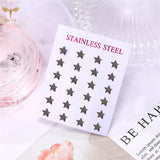 Romantic Star Stud Earrings Women's Jewelry Lover Earring Set