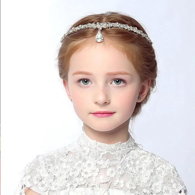 Princess Rhinestone Crystal Head Crown Tiara