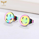 Lovely Smile Earrings Stainless Steel Set of 12 Pairs