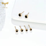 Crystal Earrings Stainless Steel Piercing Set 12 Pairs Women Accessories