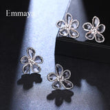 Star CZ Irregular Shape Earring for Women