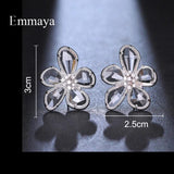 Star CZ Irregular Shape Earring for Women